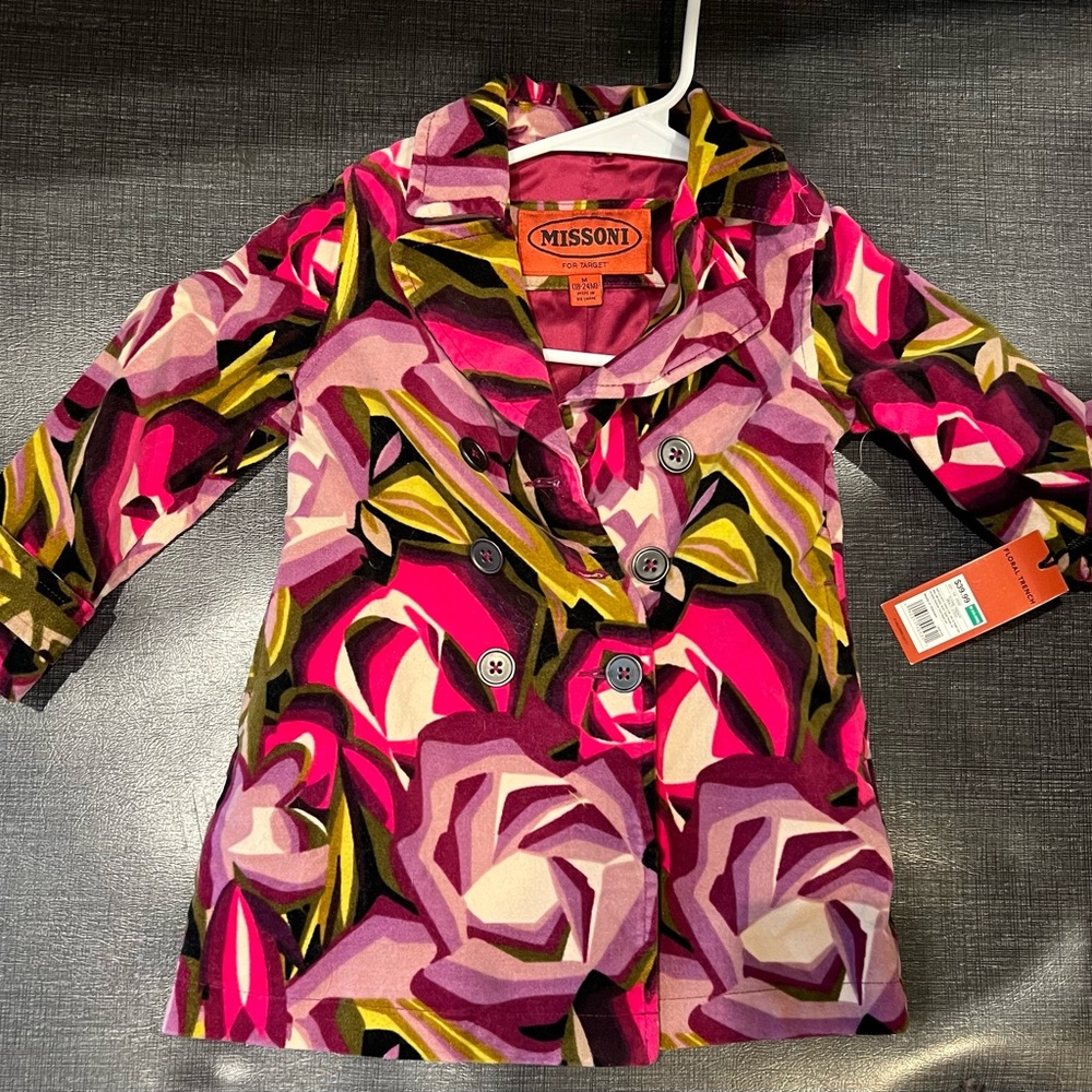 Adorable Missoni for target new with tags coat!